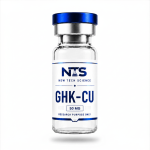 GHK-CU research compound vial